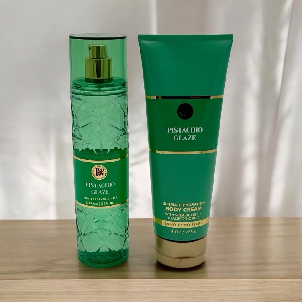 Bath and Body Works Pistachio Glaze Body Care Gift Set NWT